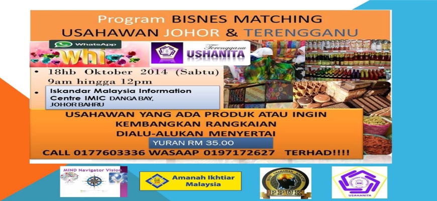 Program Bisnes Matching Usahawan Johor & Terengganu